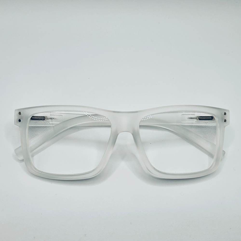 Premium Reading Glasses +1.50 diopters, frosted/opaque frame, readers,
